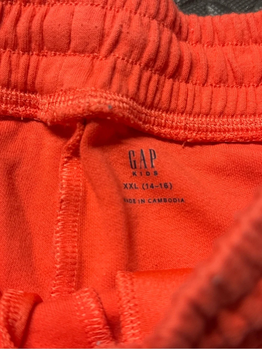 Gap Kids Coral Cargo Sweatpants Wide Leg XXL 14-16